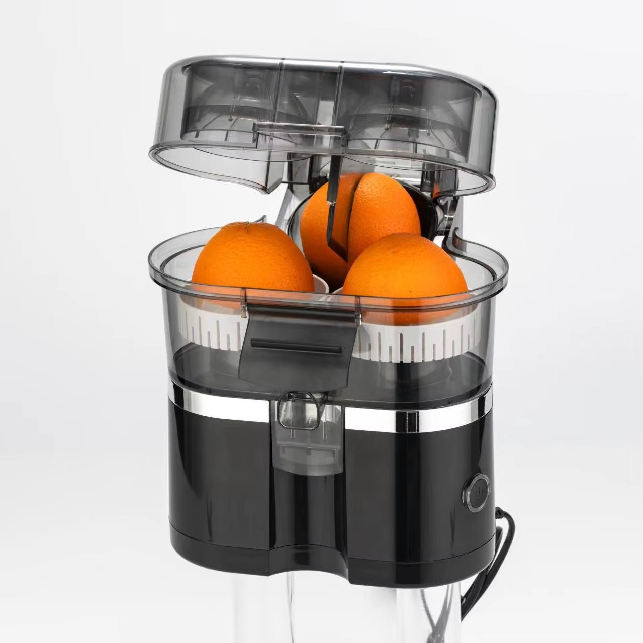 Automatic Electric Fruit Juicer with Dual Squeeze System and Stainless Steel Blades
