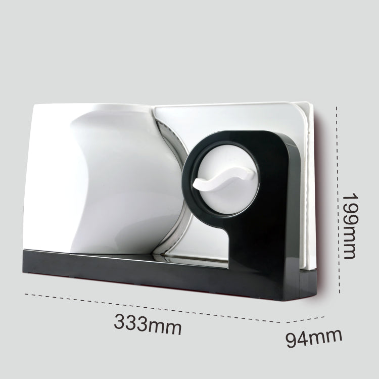 Portable 150W Electric Meat Slicer Stainless Steel Blade Adjustable Speed Low Noise Design