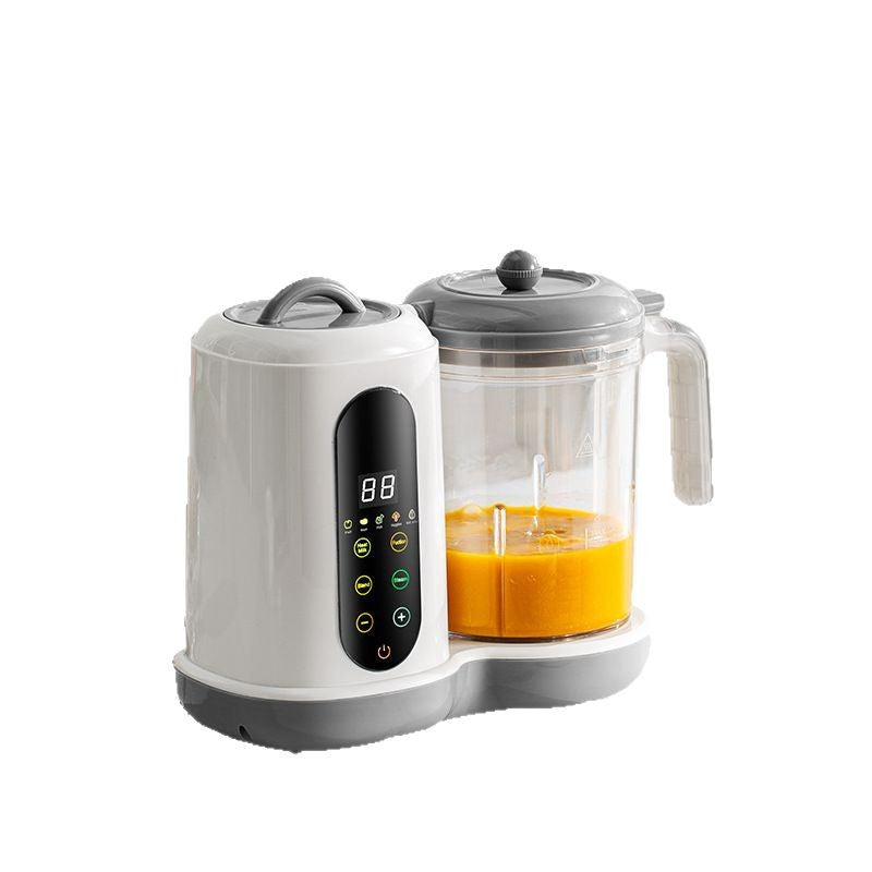 Portable Electric Food Processor with Steaming & Blending Functions 450W