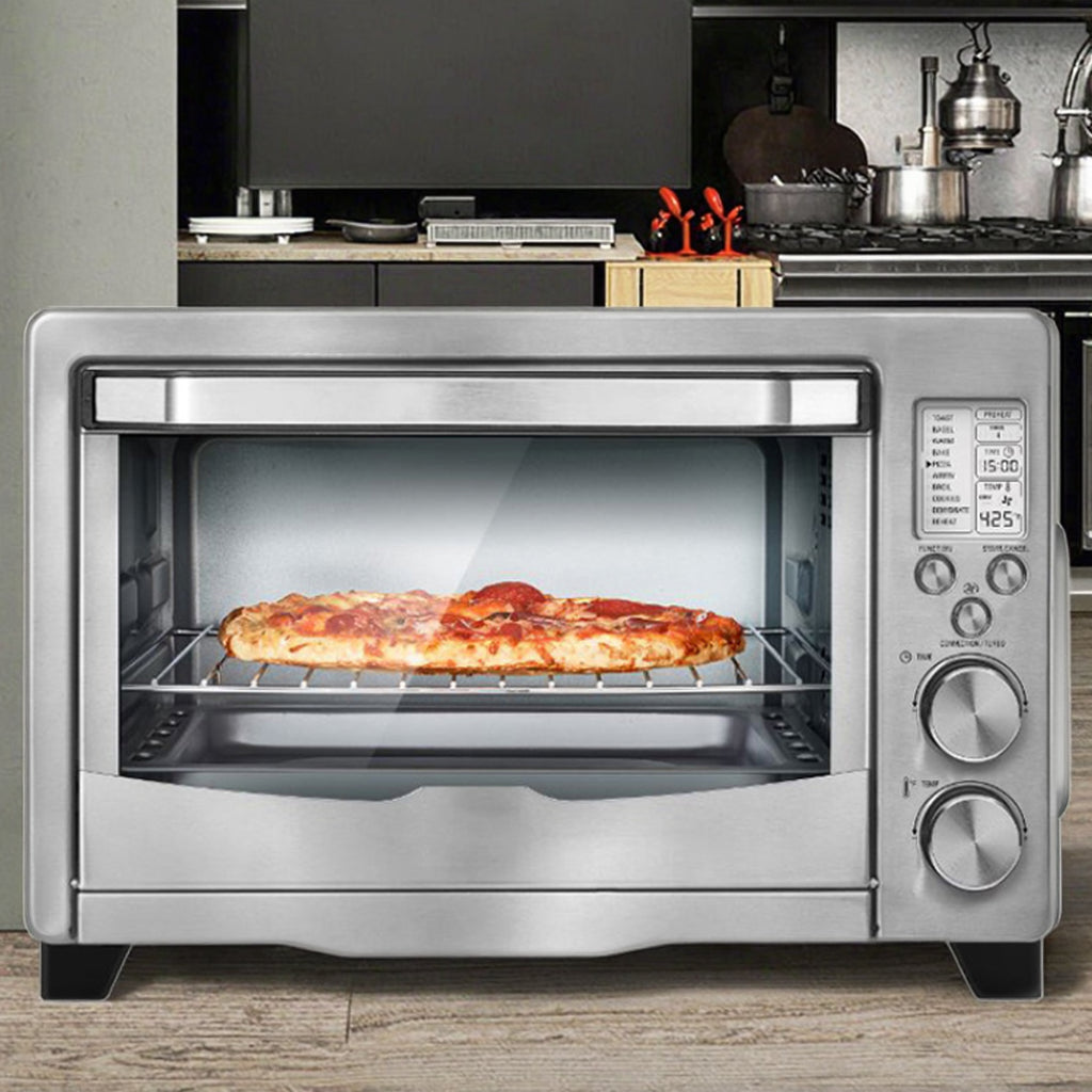 24L Digital Toaster Oven & Air Fryer 1800W Electric Convection Oven for Home Kitchen