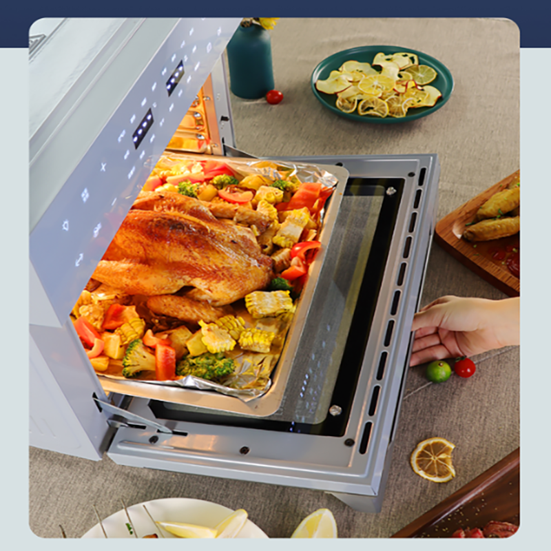 30L Electric Air Fryer Oven Combo 1800W with 18 Preset Menus & 6 Accessories