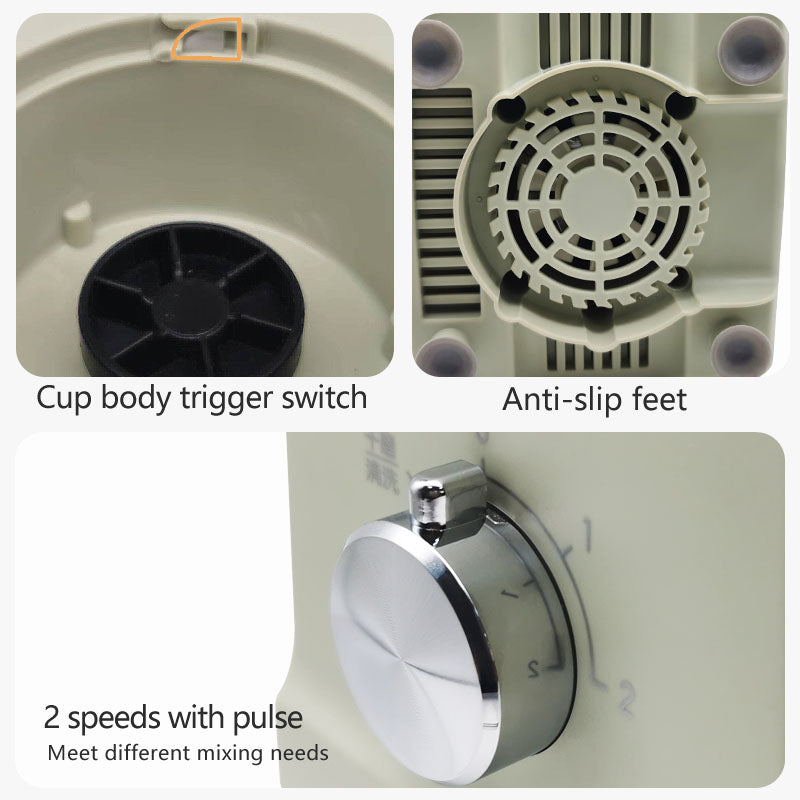 Portable 1000ML Kitchen Blender 300W 2-Speed Electric Smoothie & Juice Maker