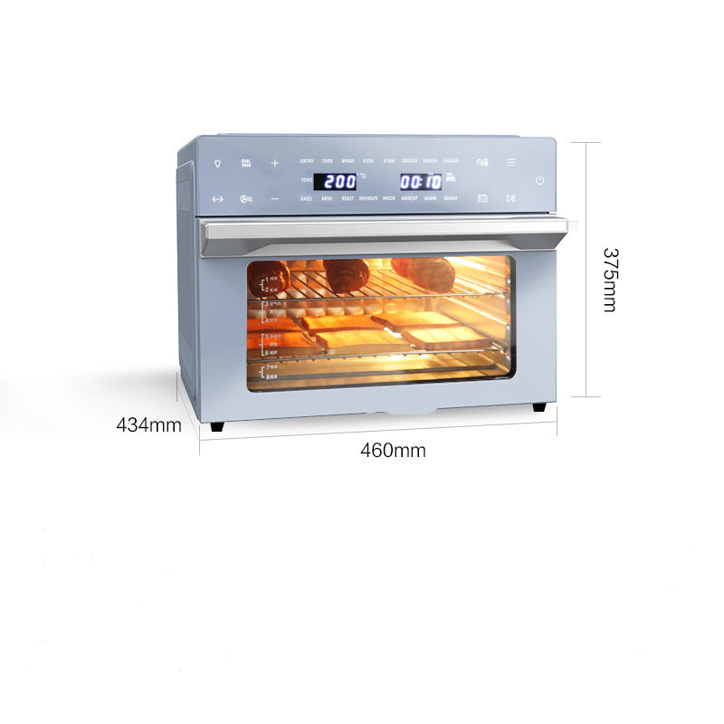 30L Electric Air Fryer Oven Combo 1800W with 18 Preset Menus & 6 Accessories