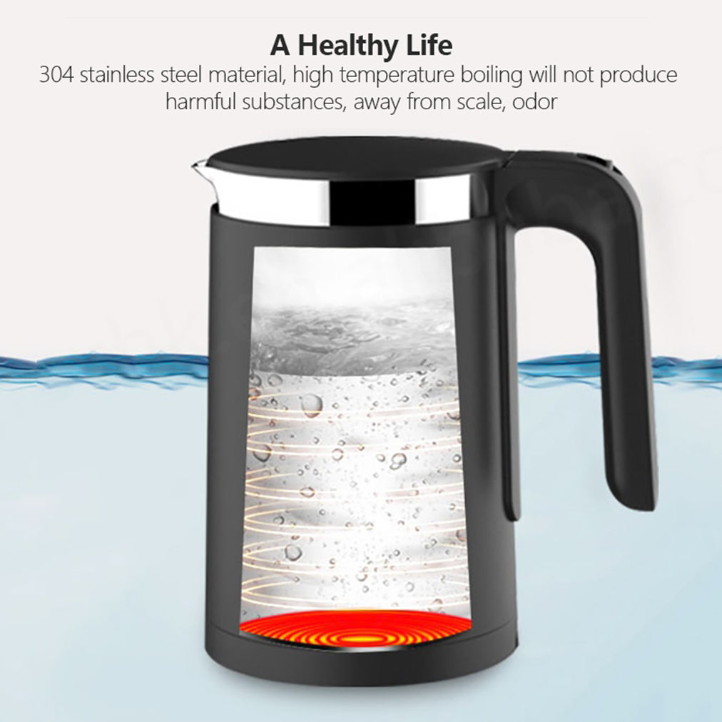 Cordless Electric Kettle 1.5L with Multi-Temperature Control and Automatic Power Off
