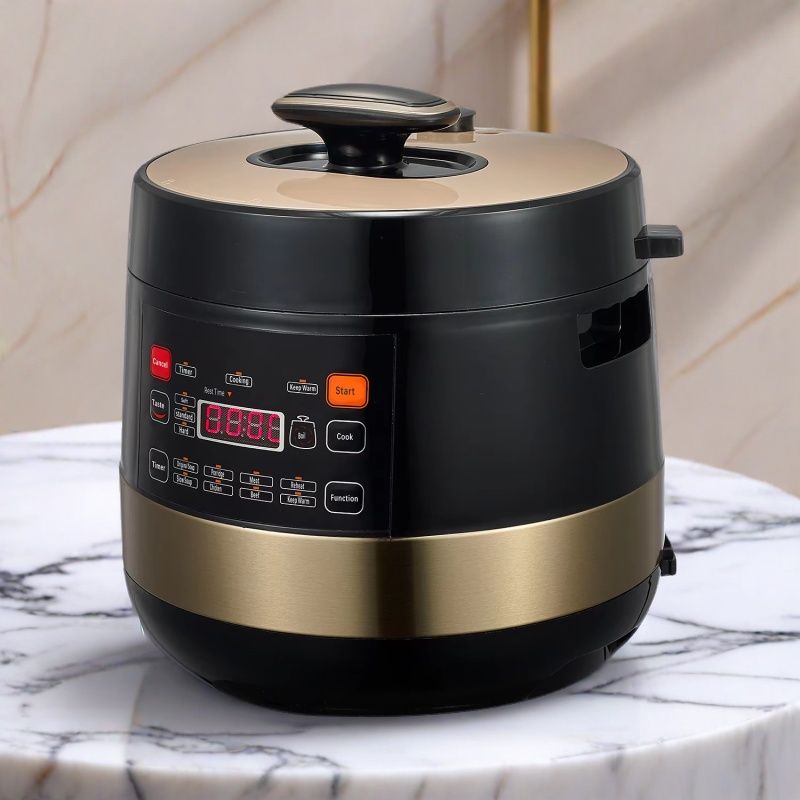 6L Electric Multi-Use Pressure Cooker with LCD Display and Non-Stick Inner Pot