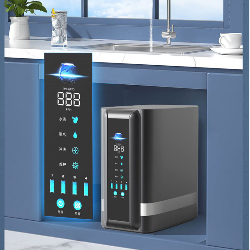 Under Sink Reverse Osmosis Water Treatment System 600 GPD with TDS Filter Life Display