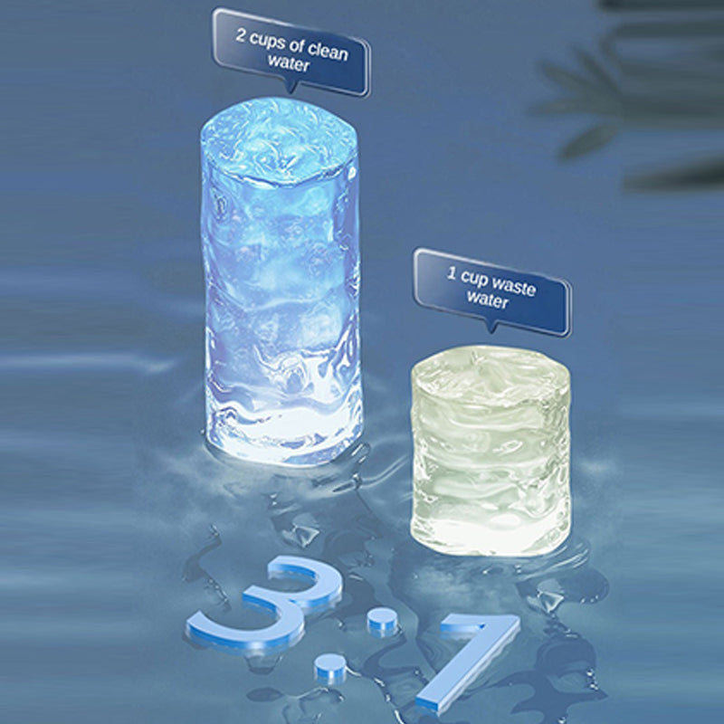 Under Sink Reverse Osmosis Water Treatment System 600 GPD with TDS Filter Life Display