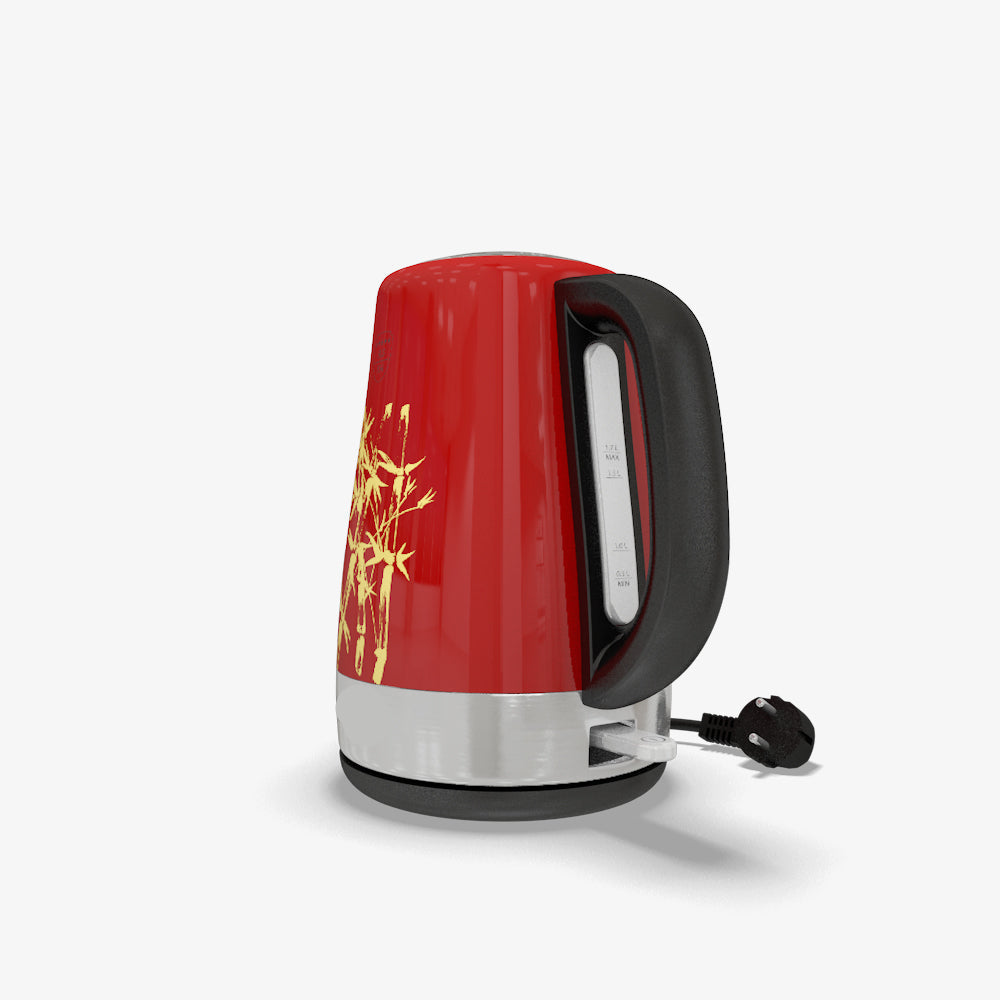 Portable 1.7L Electric Kettle with Automatic Shut-Off and Boil-Dry Protection