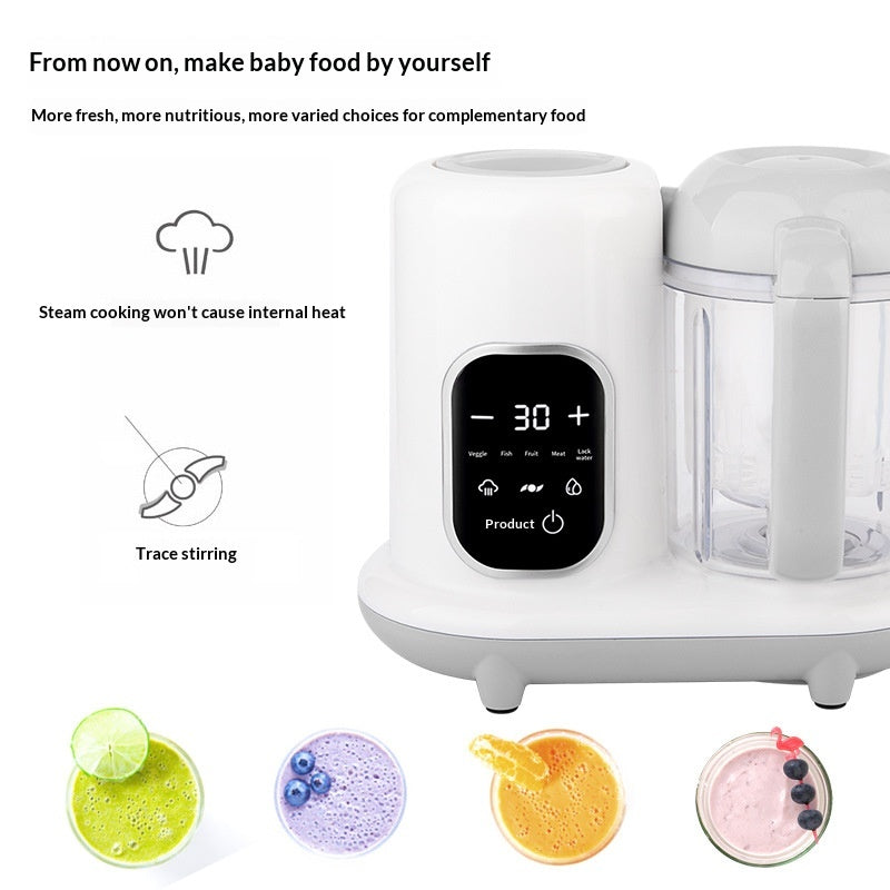 Electric Food Steamer & Blender with Autocook Function – Tritan & Stainless Steel, 220V