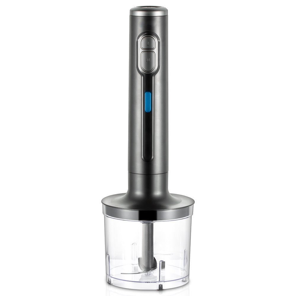 Portable 4-in-1 Hand Blender – Stainless Steel, 2-Speed, Multi-Function Kitchen Tool