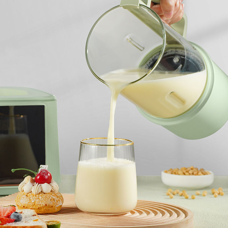 1.6L Electric Kitchen Blender with Heating, Low Noise & 5-Speed Control