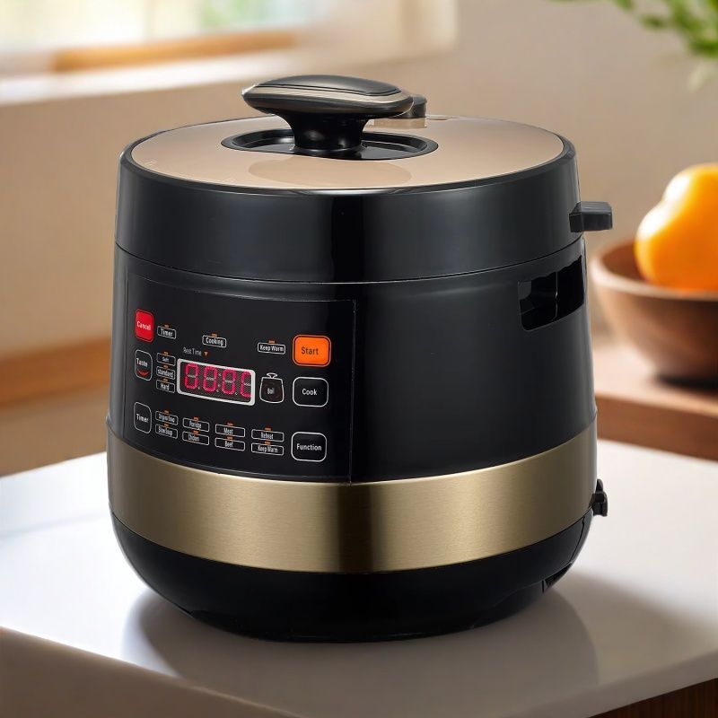 6L Electric Multi-Use Pressure Cooker with LCD Display and Non-Stick Inner Pot
