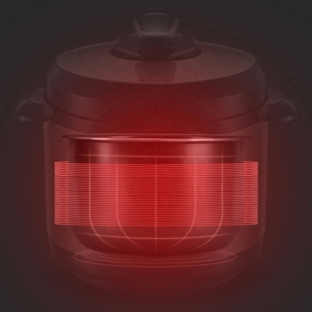 Multifunction 4L Electric Pressure Cooker with Preset Cooking Programs and Nonstick Inner Pot