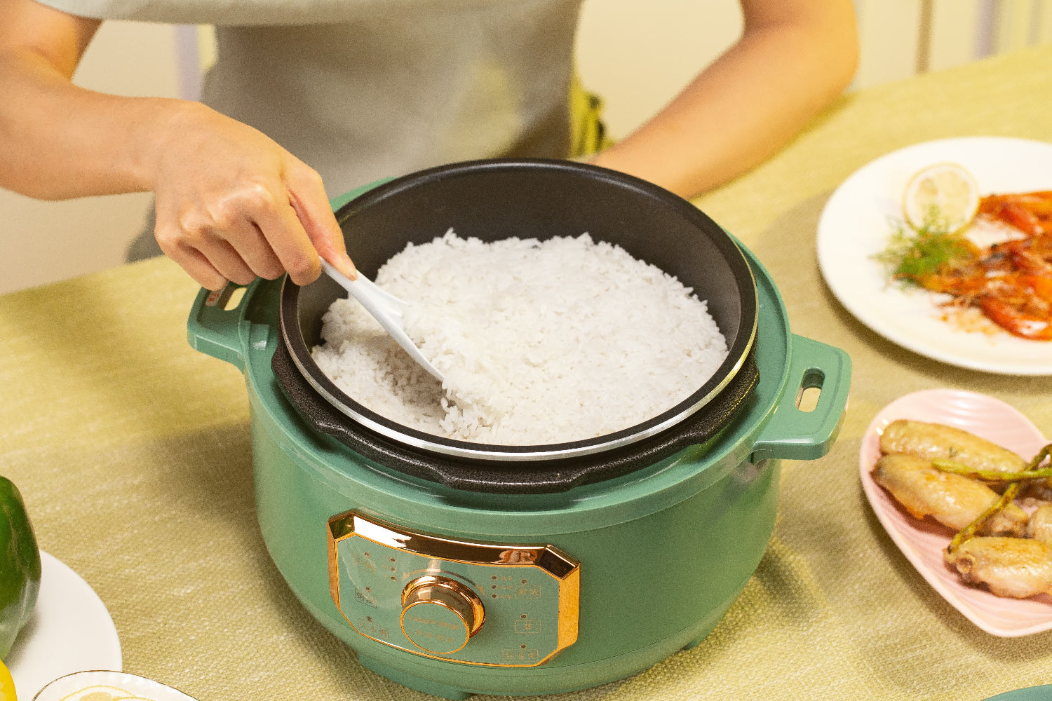 Electric Multi-Purpose Pressure Cooker with Digital Touch Control and Non-Stick Inner Pot