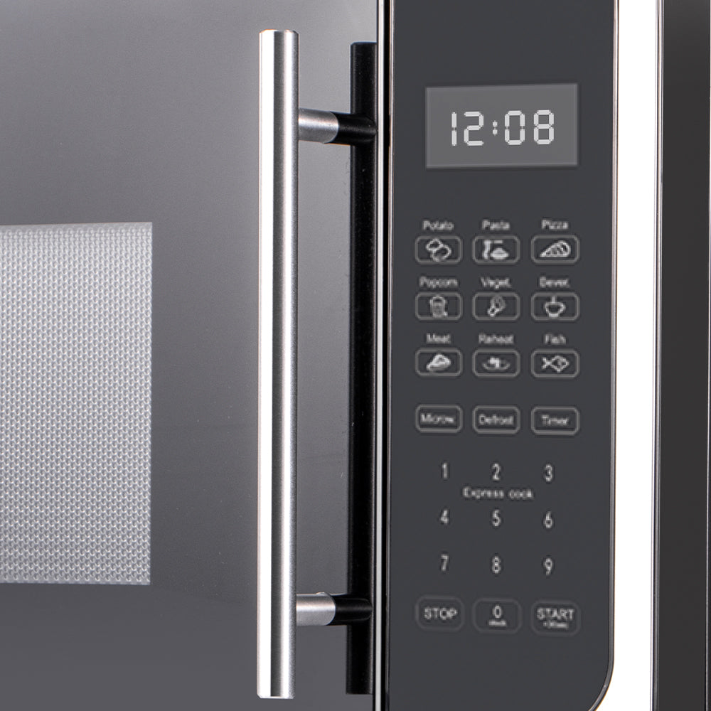 Countertop 25L Microwave Oven – Large Capacity, Mechanical Controls, Household Use