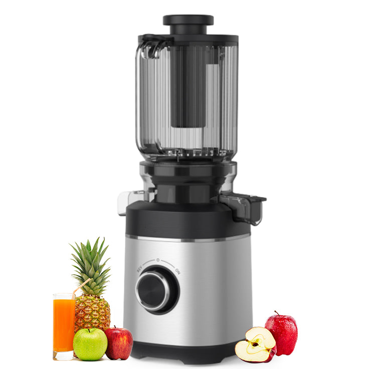 Electric Slow Juicer Extractor Low Noise Masticating Design for Fruits and Vegetables