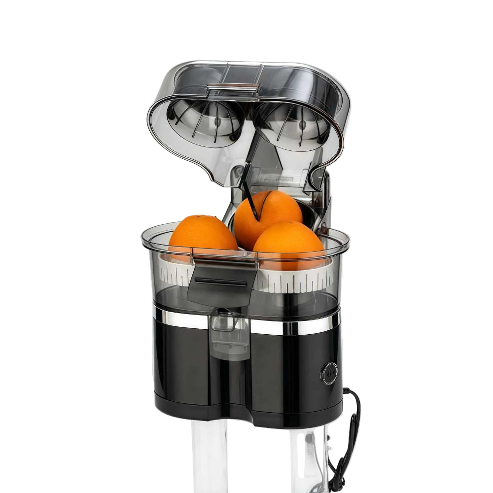 Automatic Electric Fruit Juicer with Dual Squeeze System and Stainless Steel Blades
