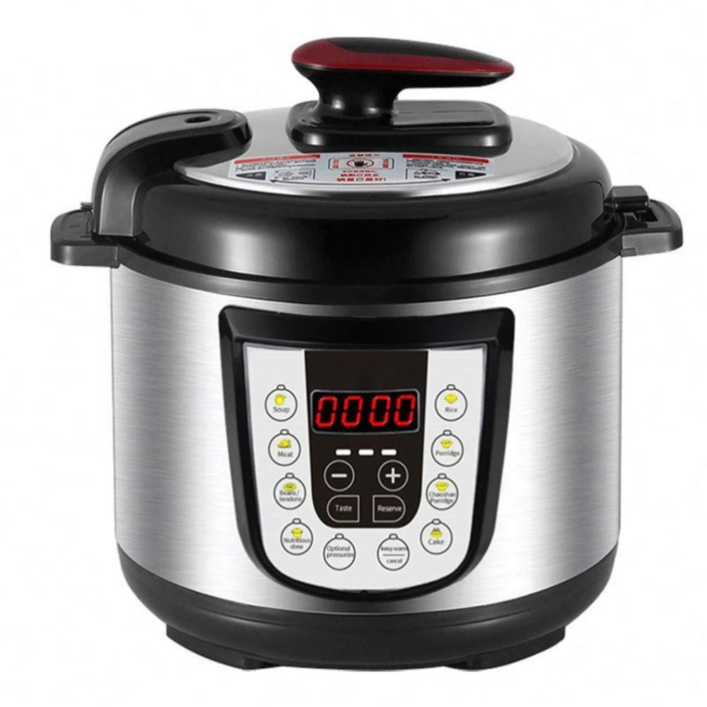 Stainless Steel Electric Pressure Cooker with Programmable Digital Controls