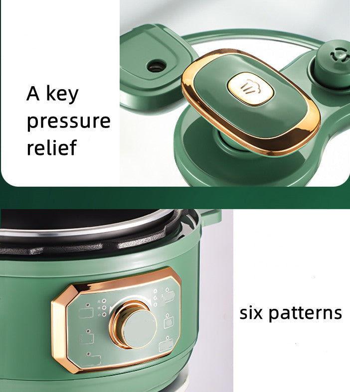 Electric Multi-Purpose Pressure Cooker with Digital Touch Control and Non-Stick Inner Pot