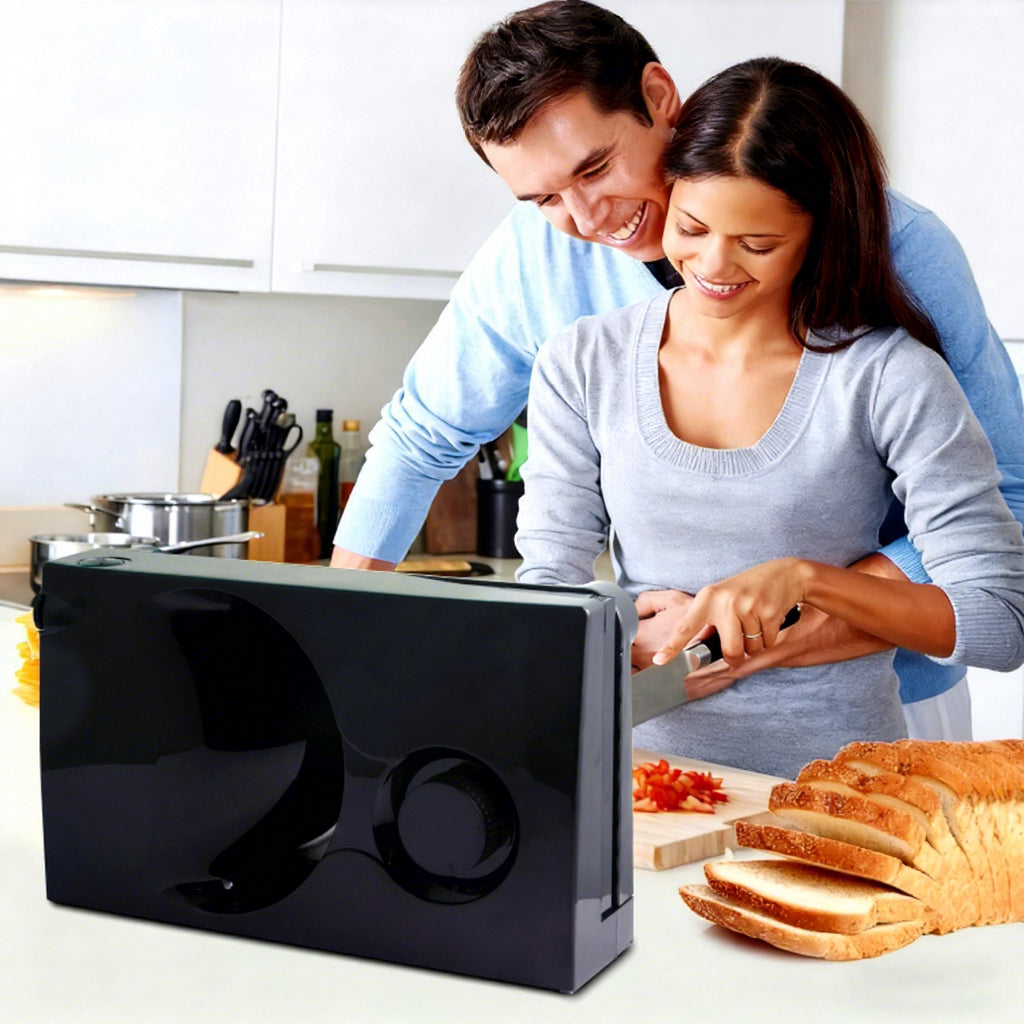 Portable Foldable Meat Slicer 150W Electric Kitchen Appliance with Plastic Housing