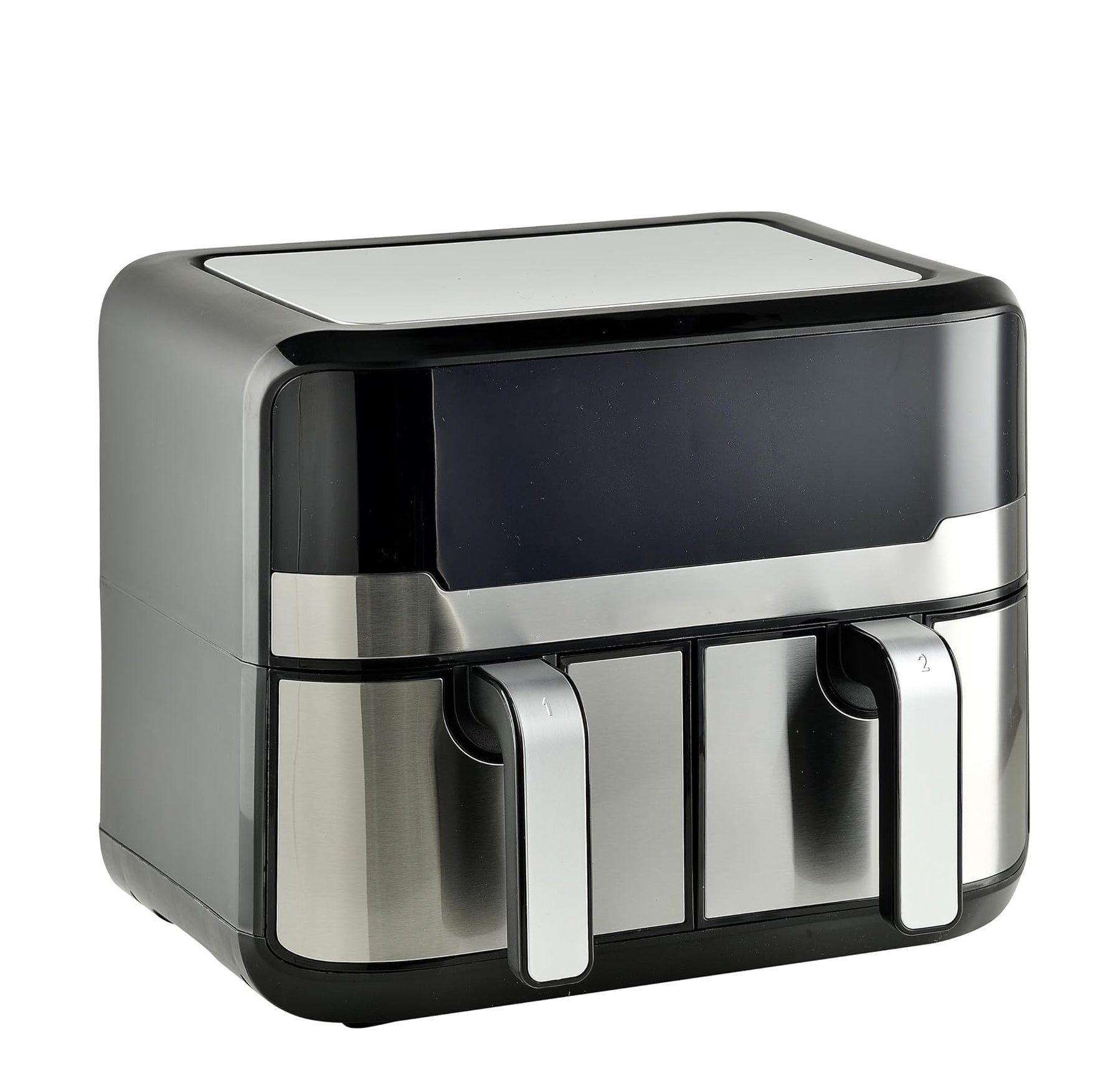 Large Capacity Dual Basket Air Fryer 2.1-3L Digital Electric Kitchen Cooker