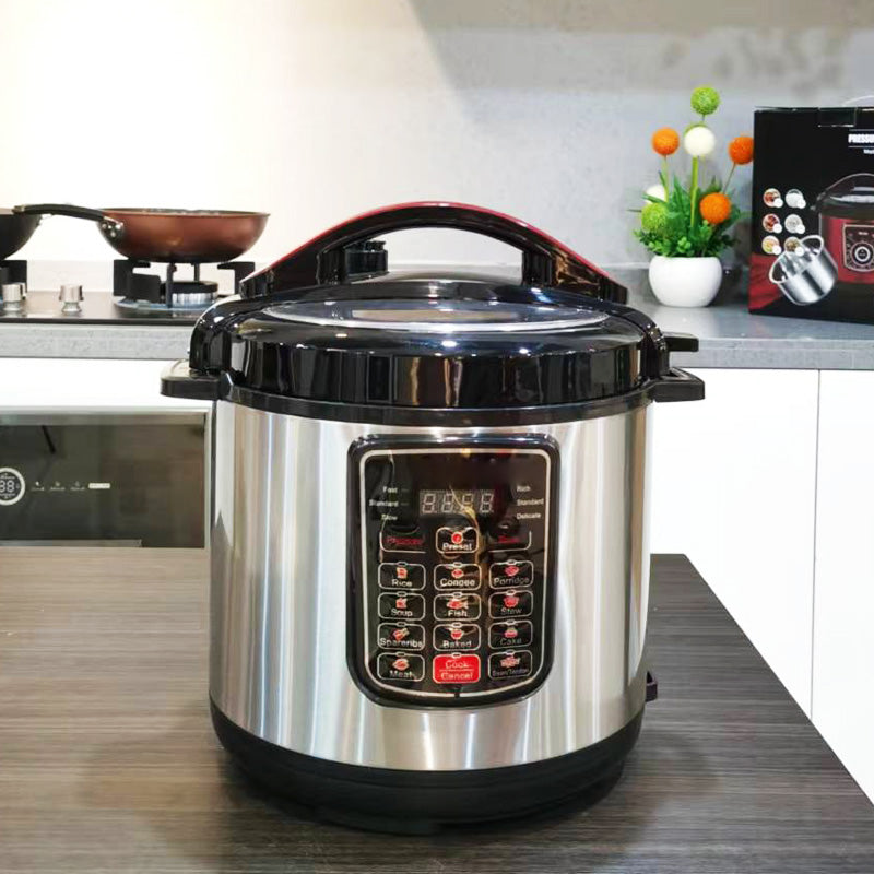 Electric 11-in-1 Pressure Cooker 6Qt Programmable with LCD Display