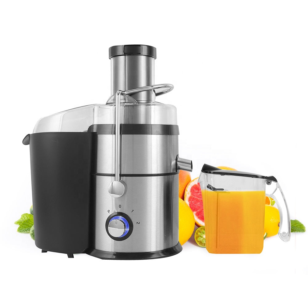 High Power Electric Fruit Juicer 1.5L Capacity Stainless Steel Kitchen Appliance