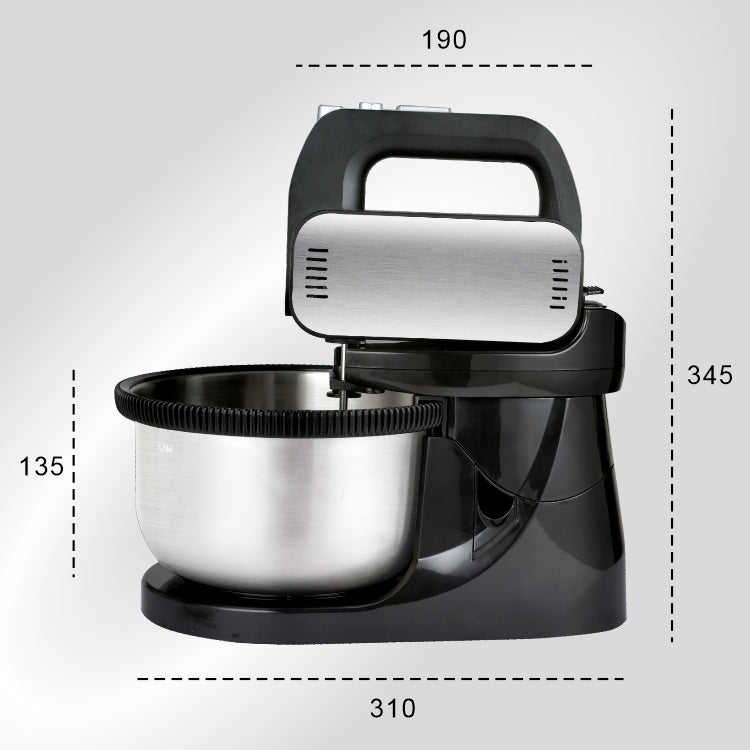 400W Electric Table Stand Mixer with 5-Speed Control, Beater Ejector Button & Dough Hook