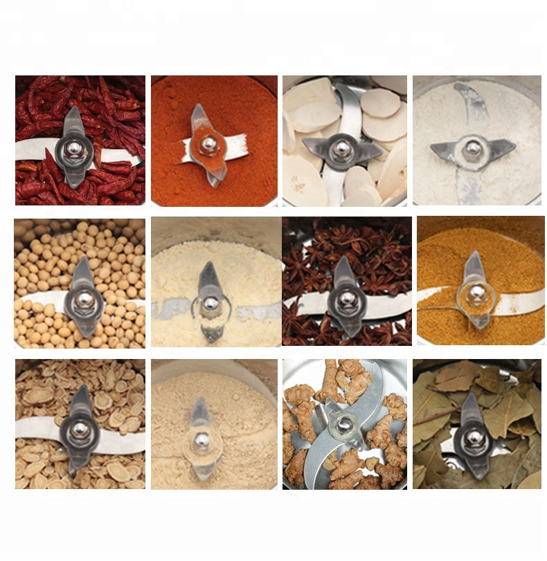 Vertical Dry Food Grinder 1300W Multifunction Electric Powder Machine