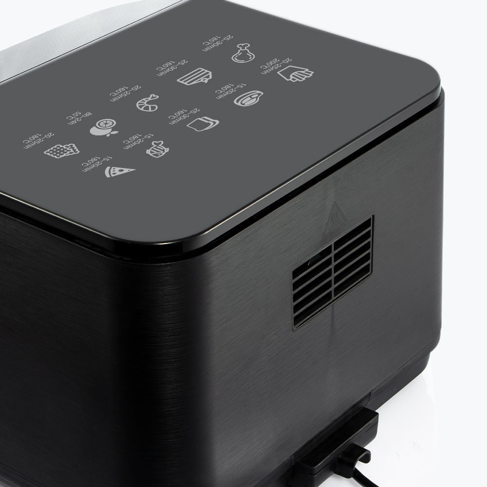 13" 7L Air Fryer Oven with LCD Touch Controls, Detachable Oil Container, Stainless Steel