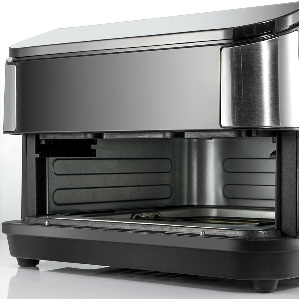 13" 7L Air Fryer Oven with LCD Touch Controls, Detachable Oil Container, Stainless Steel