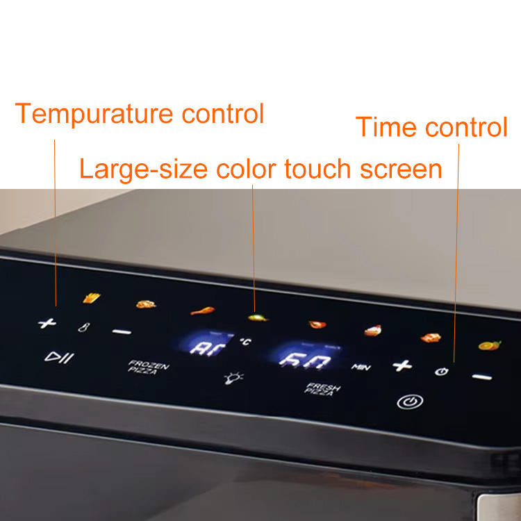 13" 7L Air Fryer Oven with LCD Touch Controls, Detachable Oil Container, Stainless Steel