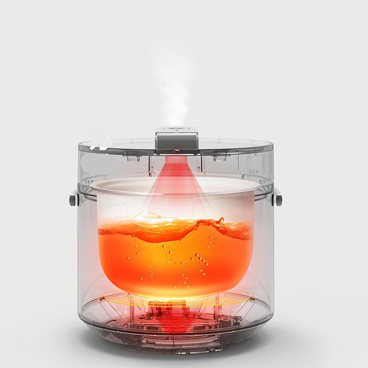 Compact 2L Electric Pressure Cooker Non-Stick Liner Microcomputer Control 750W