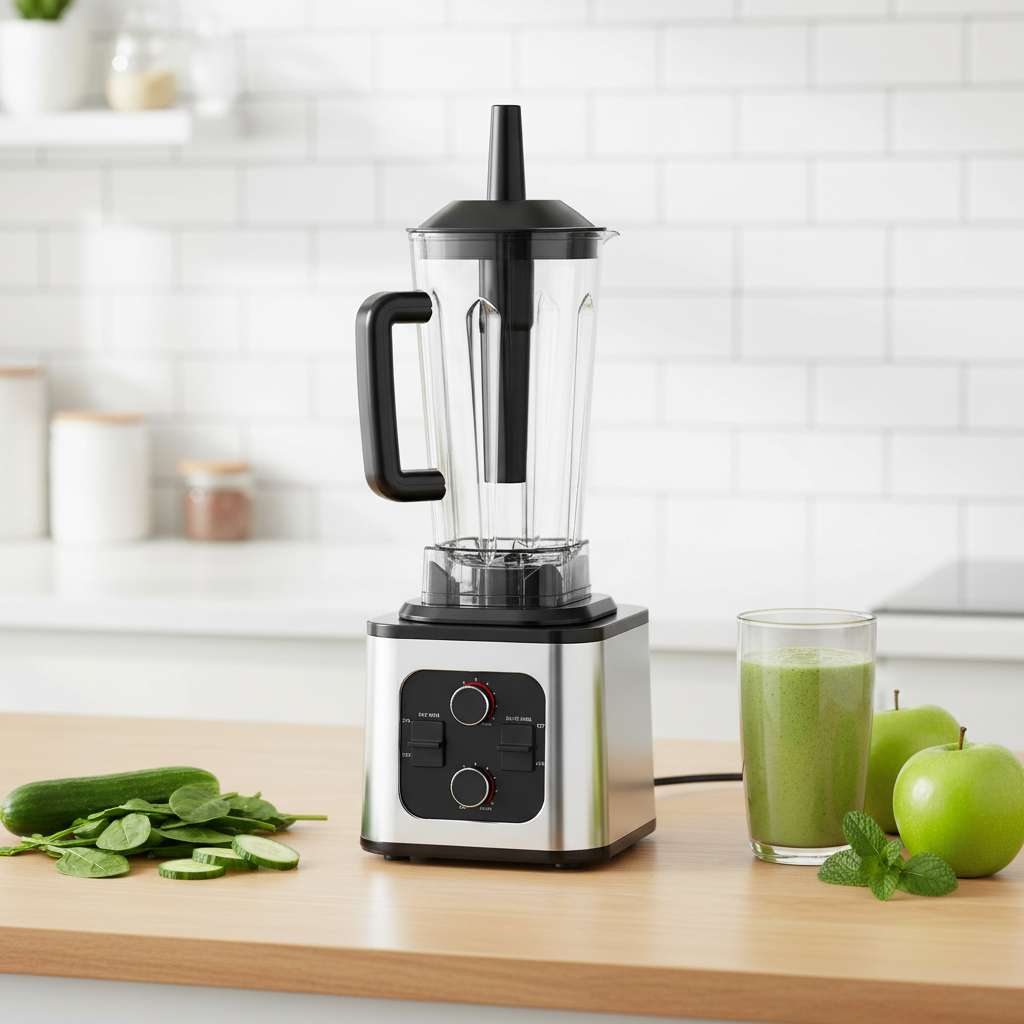 Stainless Steel 2.5L Commercial Blender for Smoothies, Ice Crushing & Mixing