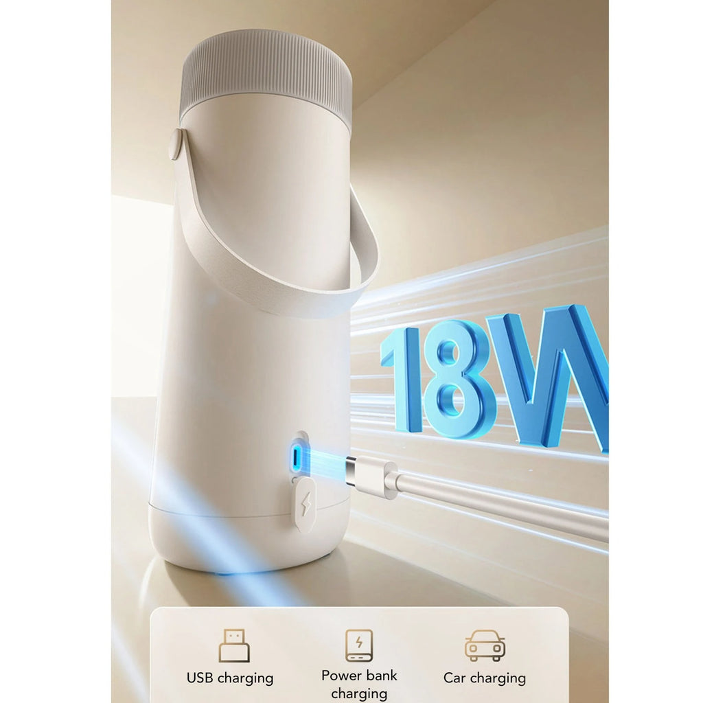 Portable Cordless Electric Kettle 350ML USB Rechargeable Travel Tea & Coffee Cup