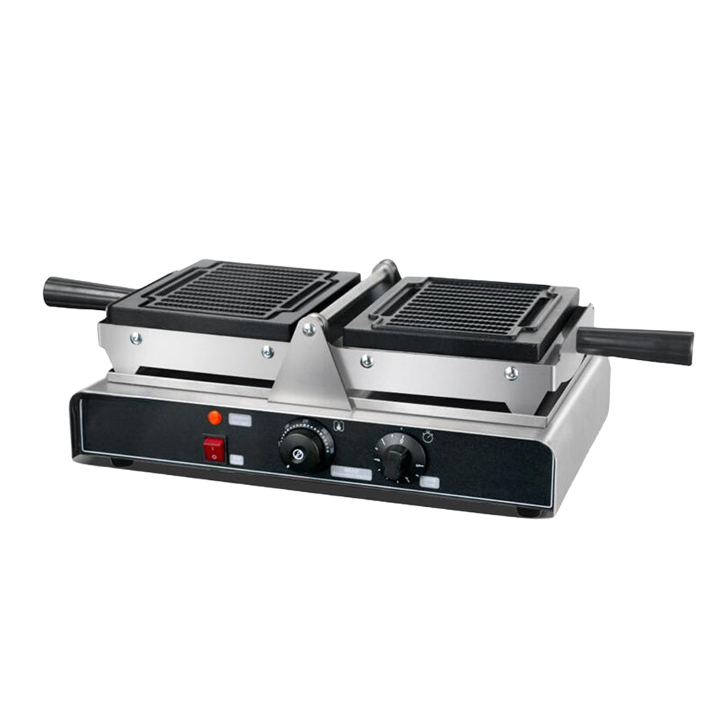 1600W Electric Waffle Fries and Potato Stick Maker Stainless Steel Non-Stick Plate Commercial Use