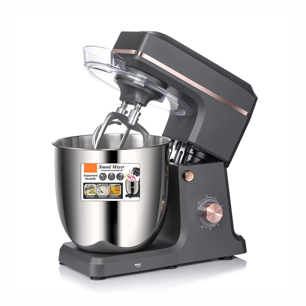 12L Heavy Duty Electric Food Stand Mixer 2000W, 6-Speed Planetary Kitchen Dough Mixer