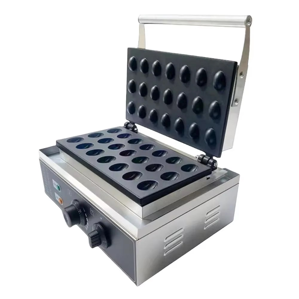 Commercial Electric Egg Tart Press Machine 1550W Stainless Steel Tartlet Maker 50-300C Timer