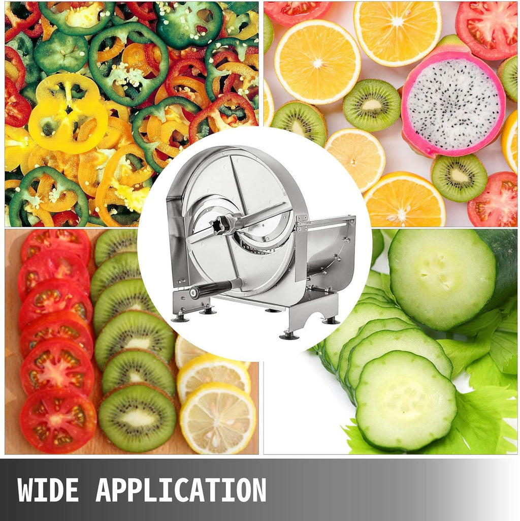 Heavy-Duty Stainless Steel Manual Vegetable Cutter for Home & Professional Kitchens