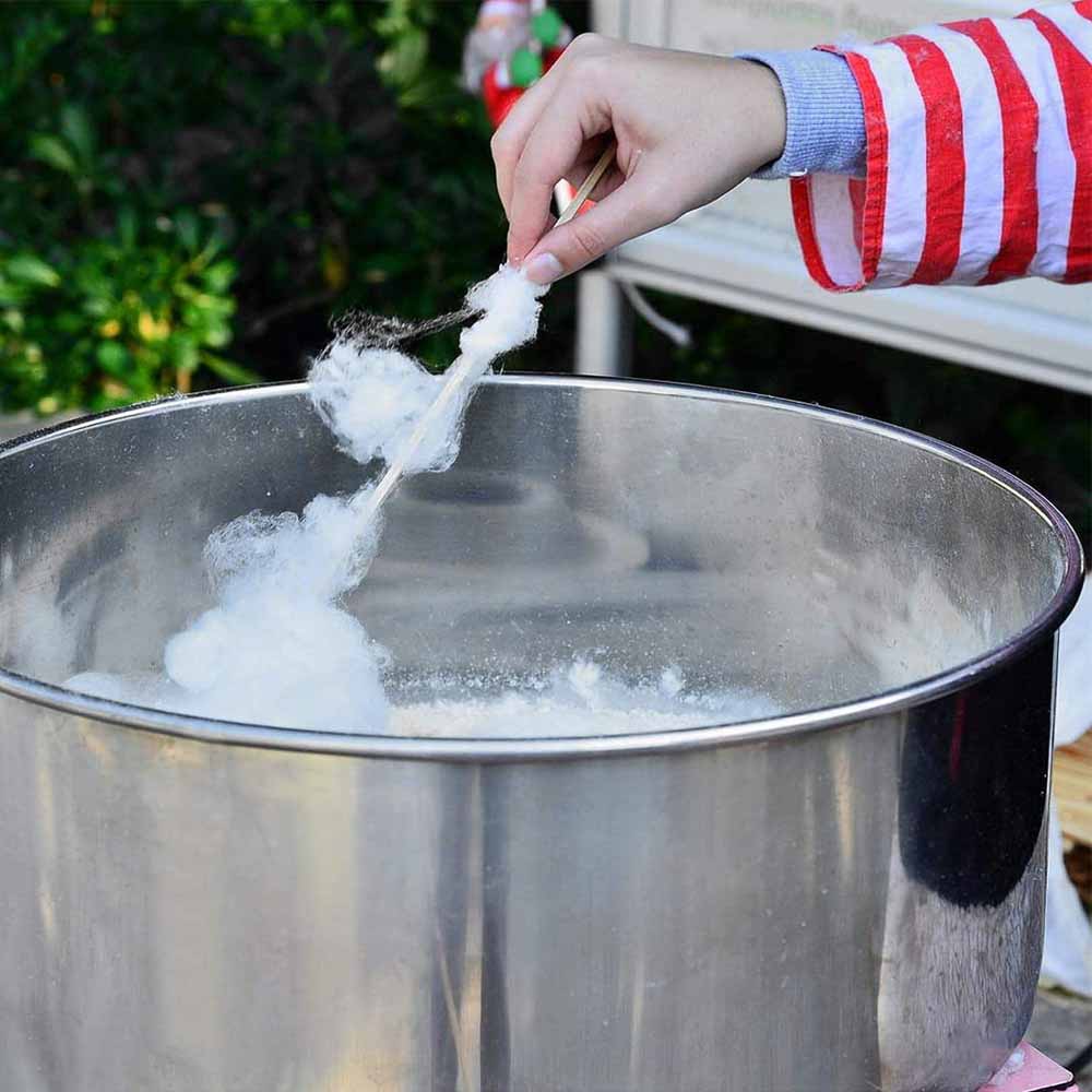 Tabletop Cotton Candy Machine 220V Sugar Floss Maker 520mm Bowl MH-500