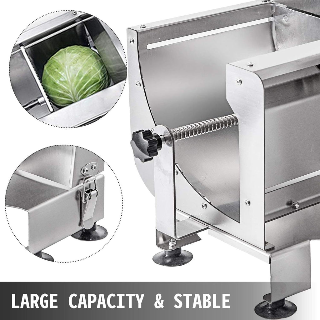 Heavy-Duty Stainless Steel Manual Vegetable Cutter for Home & Professional Kitchens