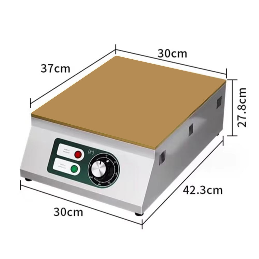 Electric Mini Waffle Maker 1300W with Adjustable Thermostat Non-Stick Stainless Steel