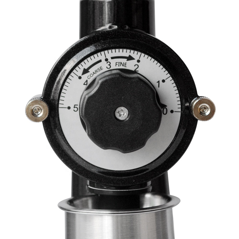 150W Electric Burr Coffee Grinder 250g Hopper Flat Burr Milling Machine 60mm Blade