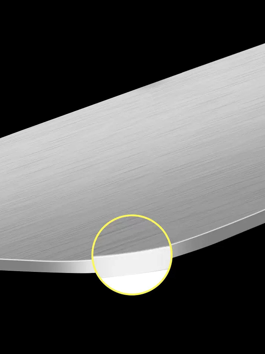 Large Pure Titanium Cutting Board for Kitchen Use – Food-Safe Double-Side Design